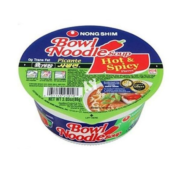 Nongshim Hot & Spicy Flavour Bowl 86g