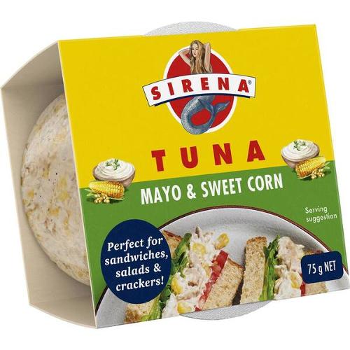 Sirena Tuna Mayo & Sweet Corn 75g
