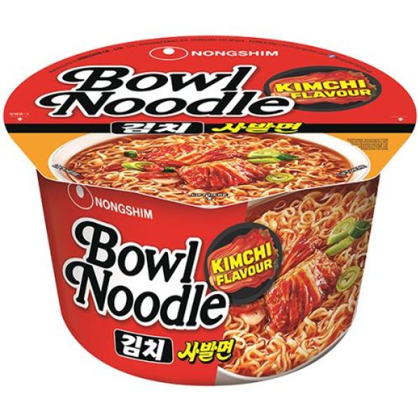 Nongshim Bowl Noodle Kimchi Flavour 100g