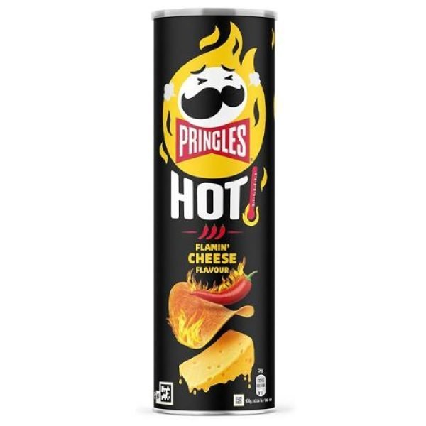 UK Pringles Hot Flamin Cheese Flavour 160g