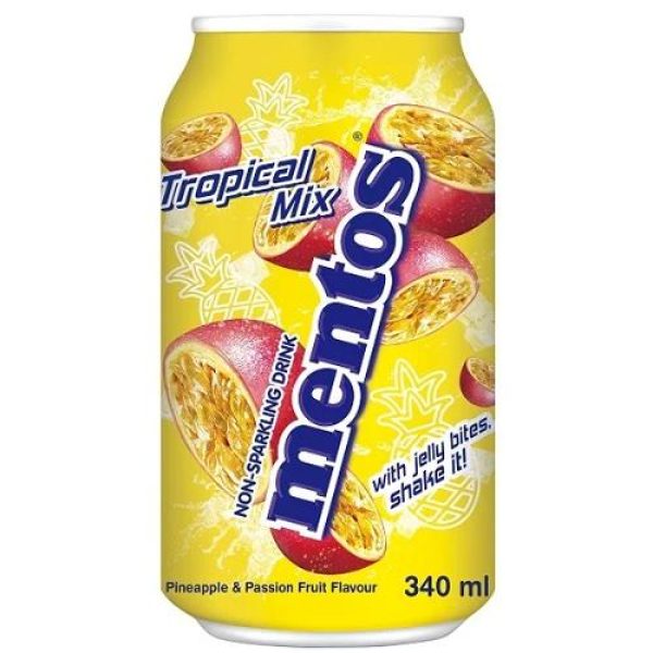 EU Mentos Tropical Mix Soda 340ml