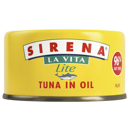 Sirena Tuna LaVita Lite Oil 185g