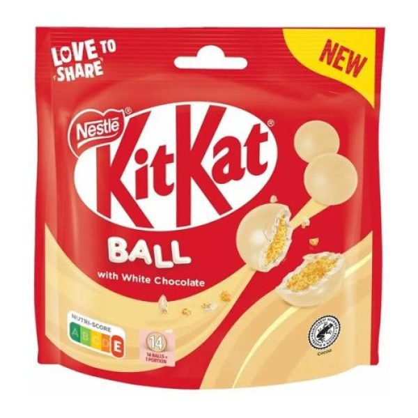 EU Kit Kat Ball White Chocolate 140g