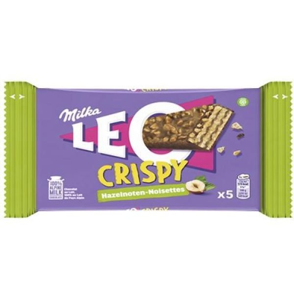 EU Milka Leo Crispy Hazelnut 5 pack 157.5g