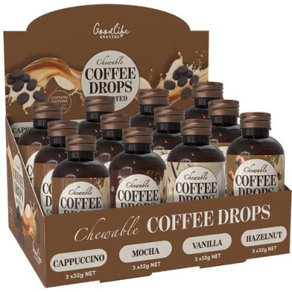 Goodlife Grocers Chewable Coffee Drops Assorted 32g