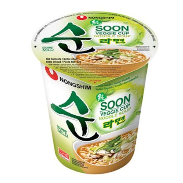 Nongshim Mild Soon Veggie Cup 67g