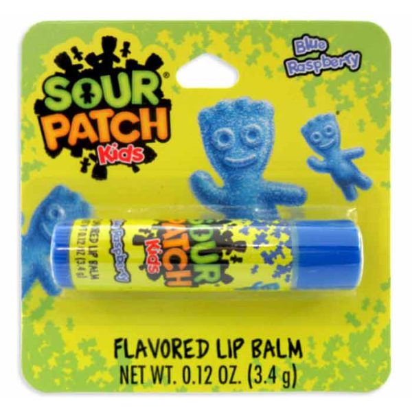 Sour Patch Blue Raspberry Flavoured Lip Balm 3g