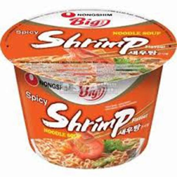 Nongshim Shrimp Spicy Noodle Soup Big Bowl 115g