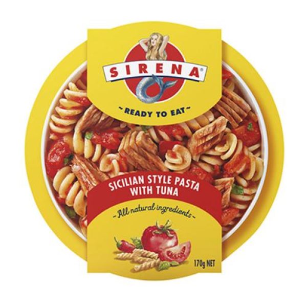 Sirena Ready To Eat Sicilian Style Pasta w/ Tuna 170g