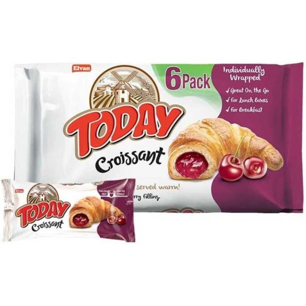 Today Croissant 6PK Cherry MP 40g