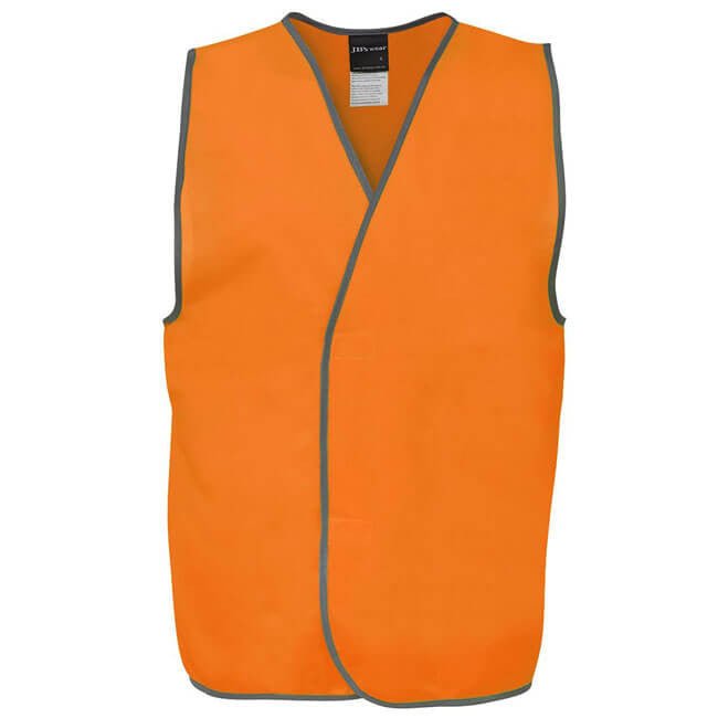 Jb's Hi Vis Safety Vest - Adults (Orange / L)