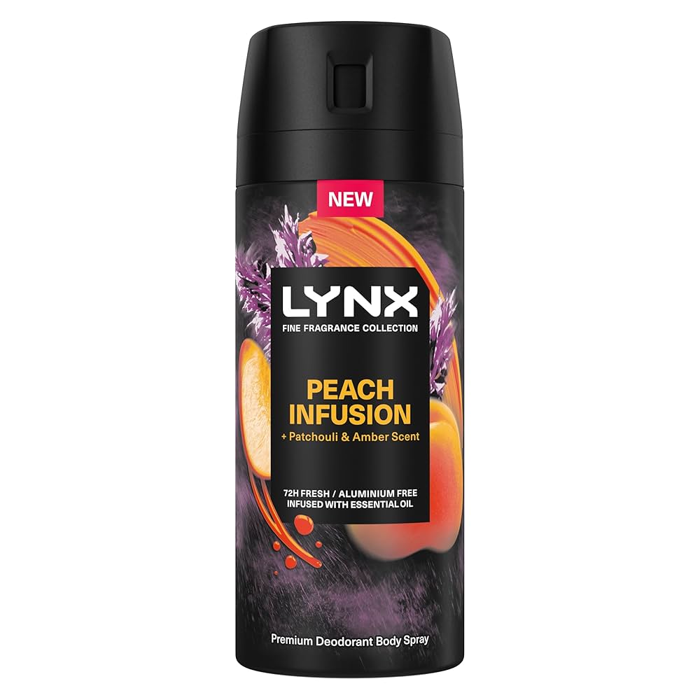 Lynx Peach Infusion Deodorant – Body Spray – 93g/150ml
