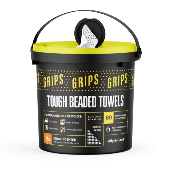 Grips Tradie Tub 80 Wipes - Citrus