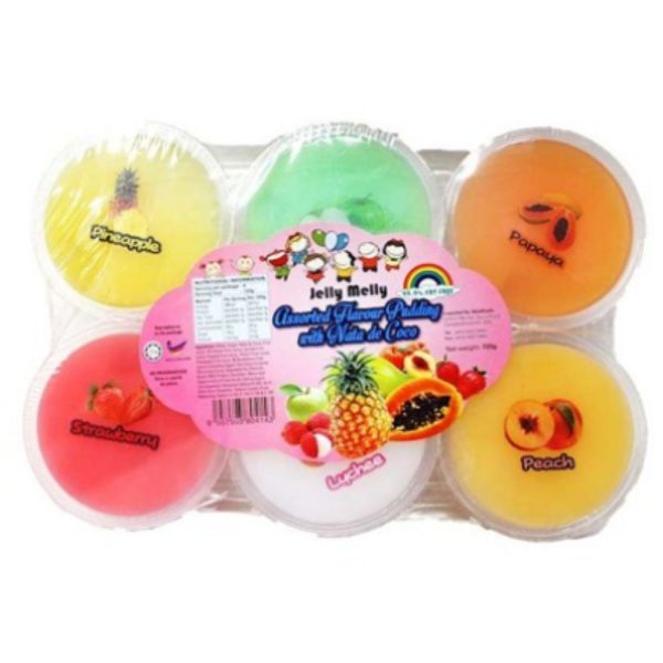 Jelly Melly 6PK Pudding 120g