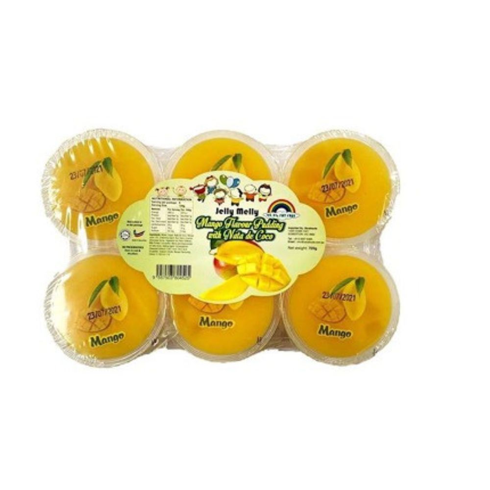 Jelly Melly 6PK Mango Pudding 120g