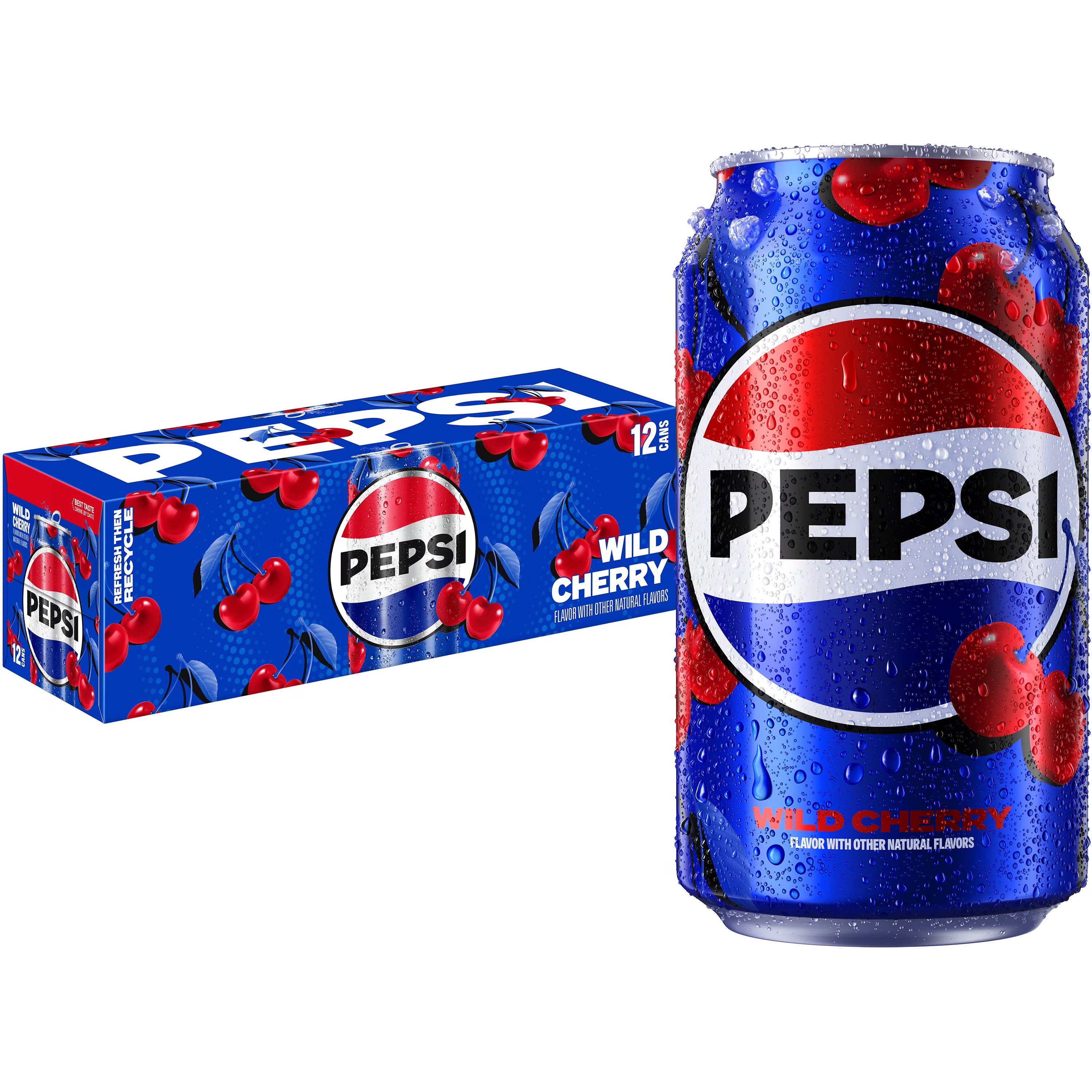 Pepsi Wild Cherry Soda 355ml