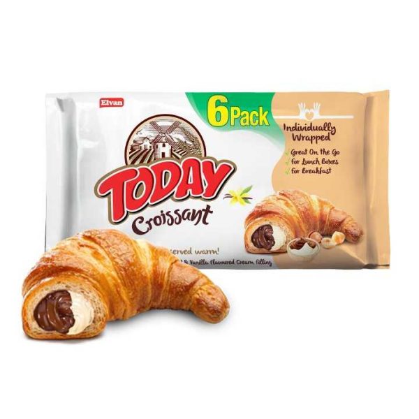 Today Croissant 6PK Choc Vanilla MP 40g