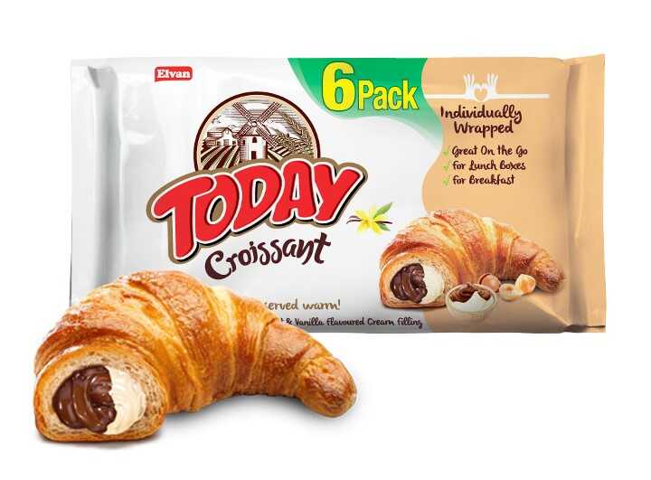 Today Croissant 6PK Choc Vanilla MP 40g