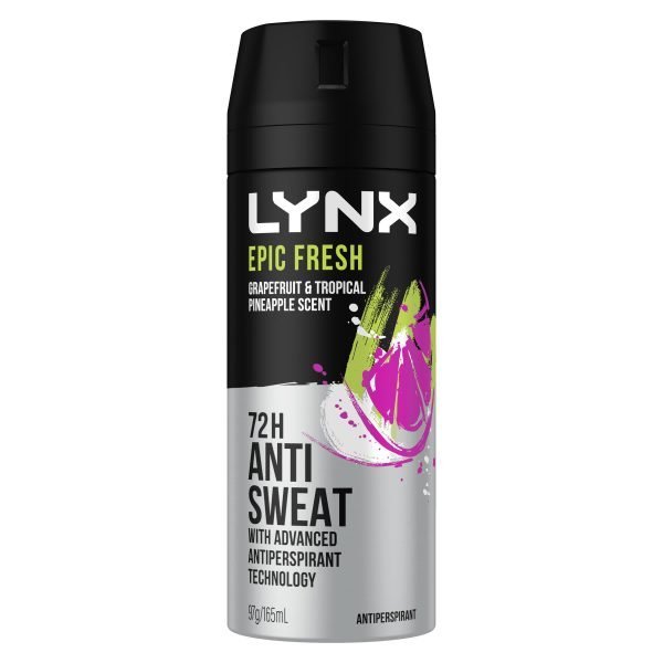Lynx Epic Fresh Antiperspirant – 95g/165ml