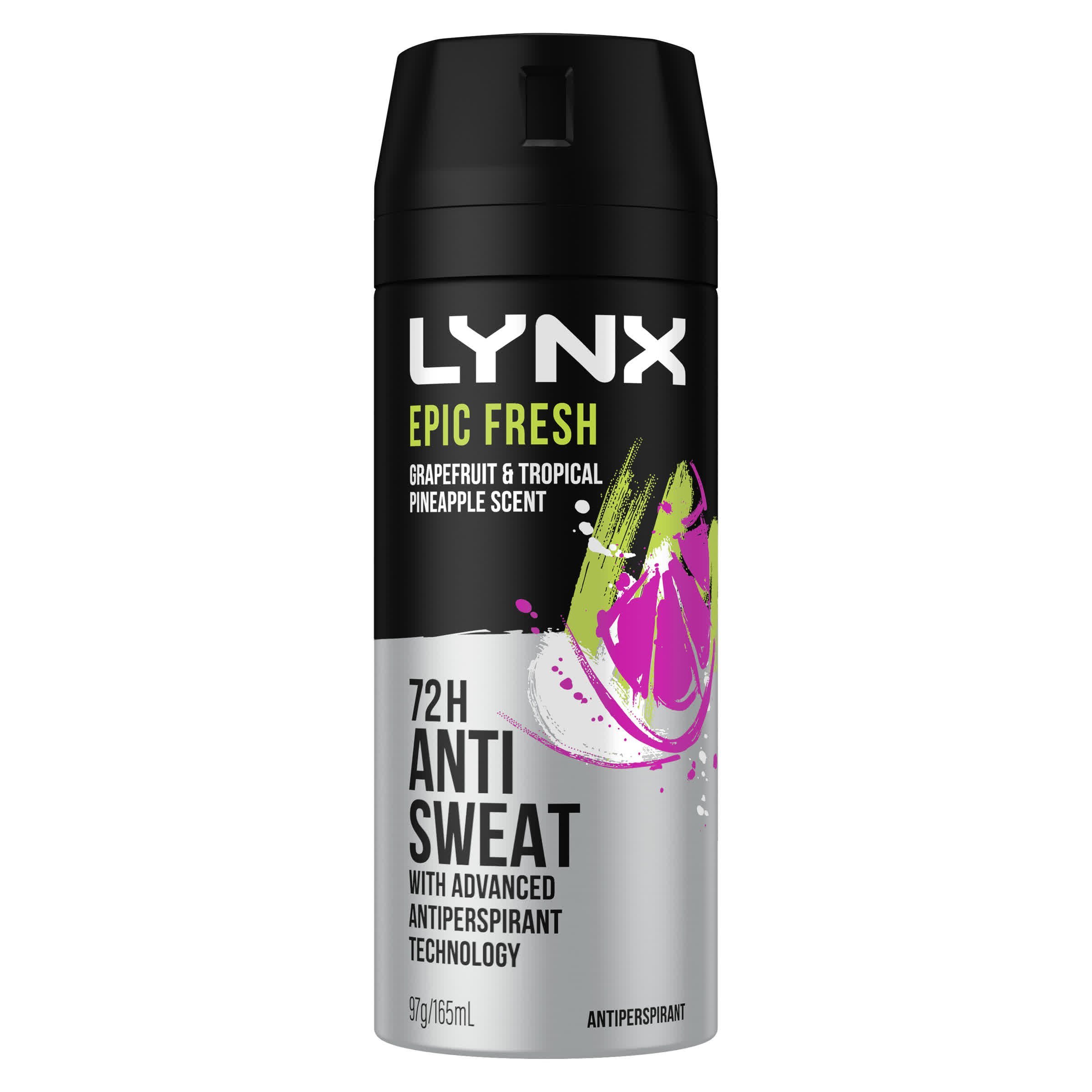 Lynx Epic Fresh Antiperspirant – 95g/165ml