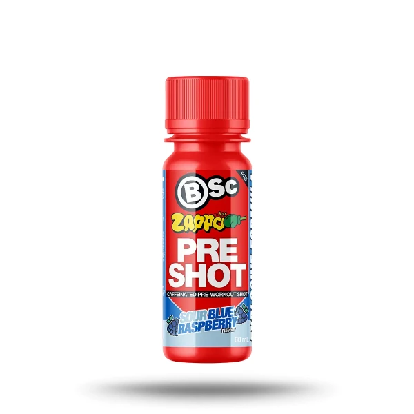 BSc Pre-Workout Shot 60ml Zappo Sour Blue Raspberry