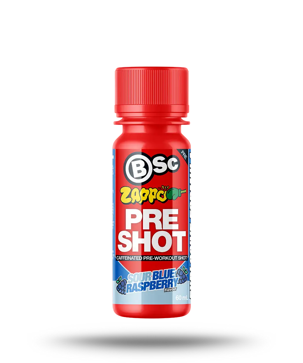 BSc Pre-Workout Shot 60ml Zappo Sour Blue Raspberry