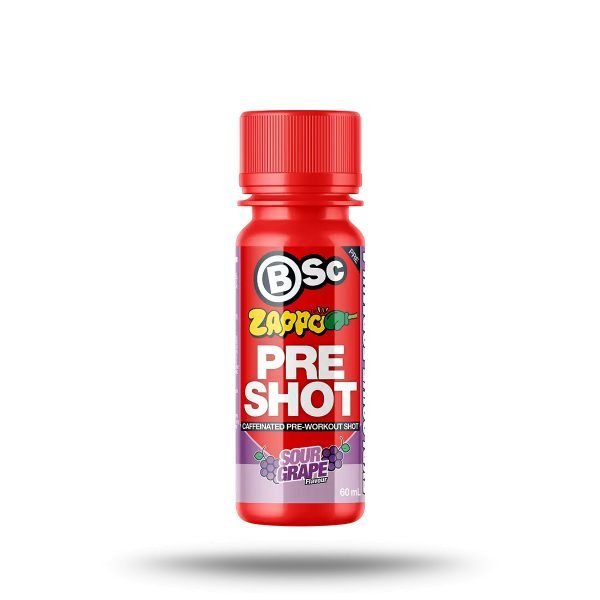 BSc Pre-Workout Shot 60ml Zappo Sour Grape