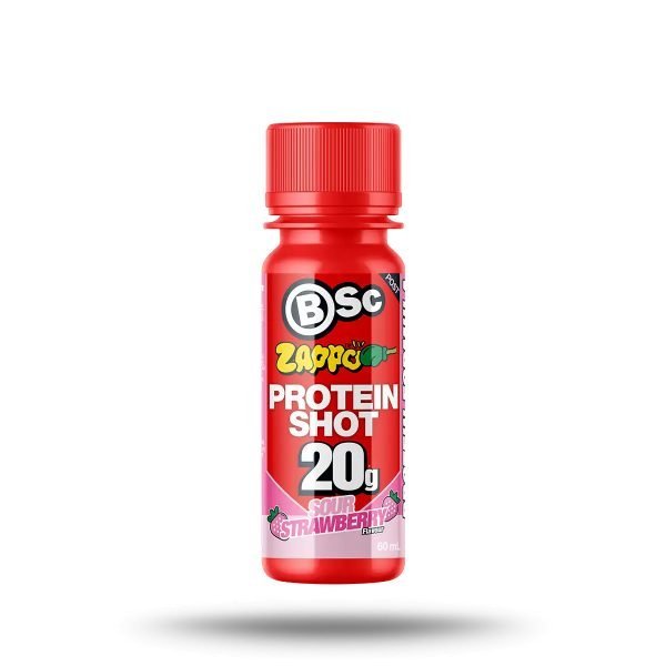 BSc 20g Protein Shot 60ml Zappo Sour Strawberry