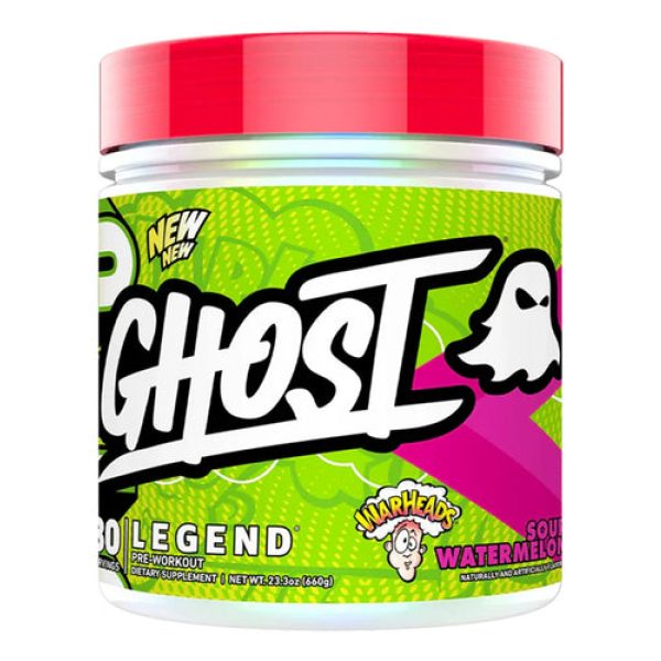 Ghost Legend V4 Pre-Workout Powder Warheads Sour Watermelon 30 Serves
