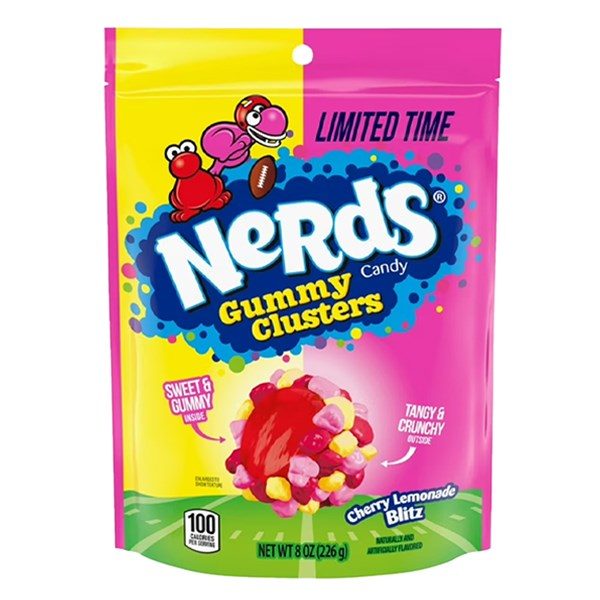 Nerds Gummy Clusters Cherry Lemonade Blitz 226g