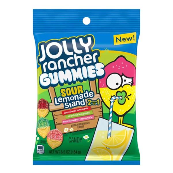 Jolly Rancher Gummies Sour Lemonade Stand 184g