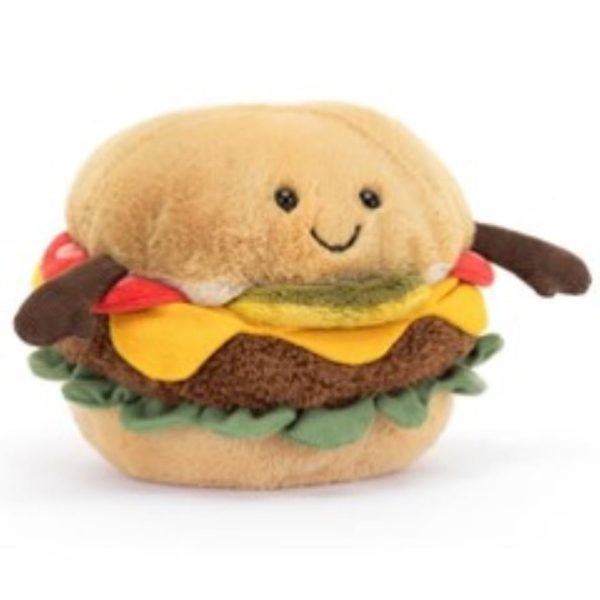 Meow Plush Series Novelty Hamburger