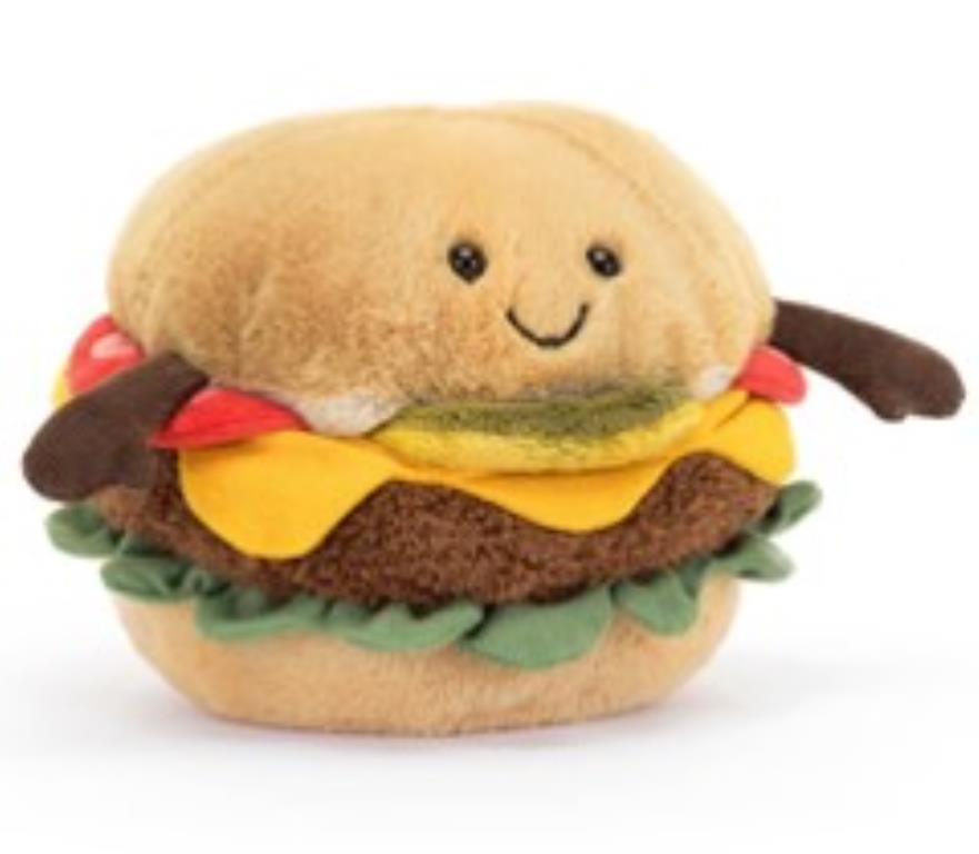 Meow Plush Series Novelty Hamburger