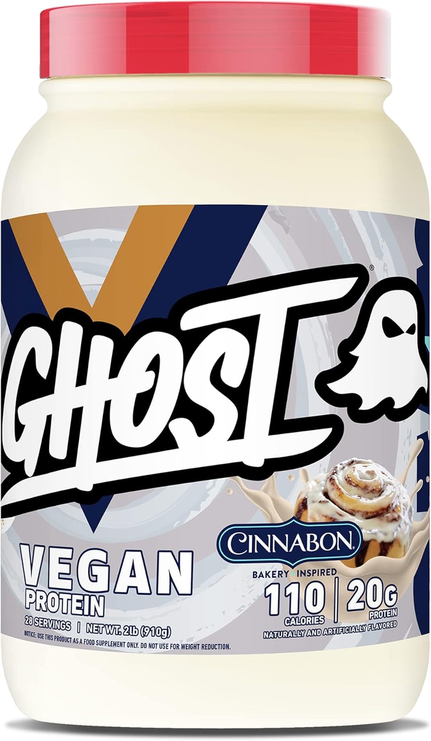 Ghost Vegan Protein Powder Cinnabon 2.2lb (989g)