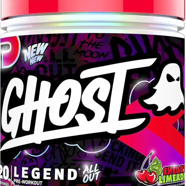Ghost Legend All Out V2 Pre-Workout Powder Cherry Limeade 20 Serves