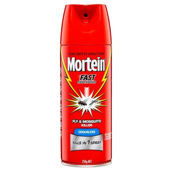 Mortein 250g Fly & Mosquito Killer Odourless Fast Knockdown