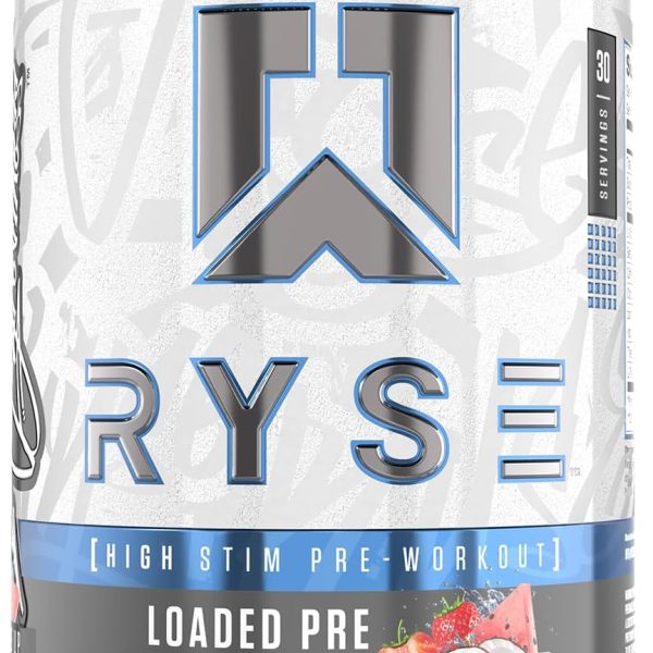 Ryse Loaded Pre Workout Supplement Tigers Blood 30 Serves