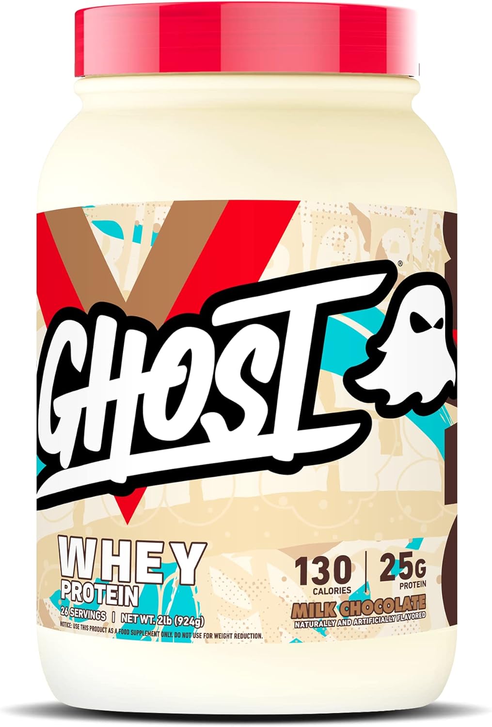Ghost Whey Protein Powder Milk Chocolate 2lb (907g)