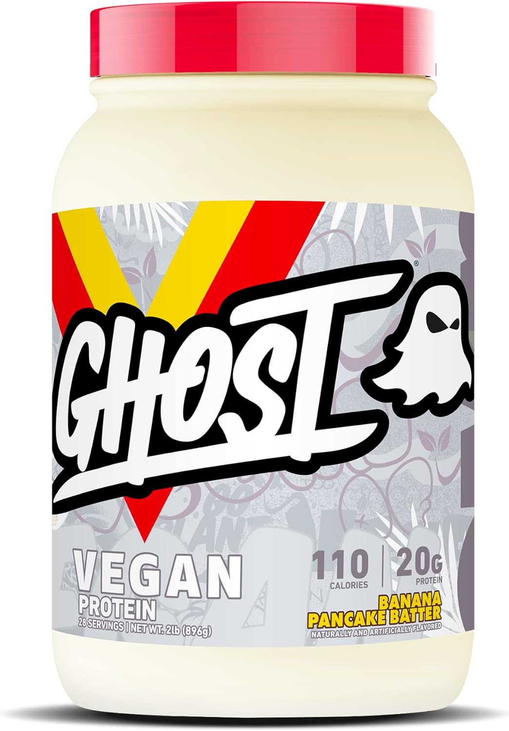 Ghost Vegan Protein Powder Banana Pancake 2.2lb (989g)
