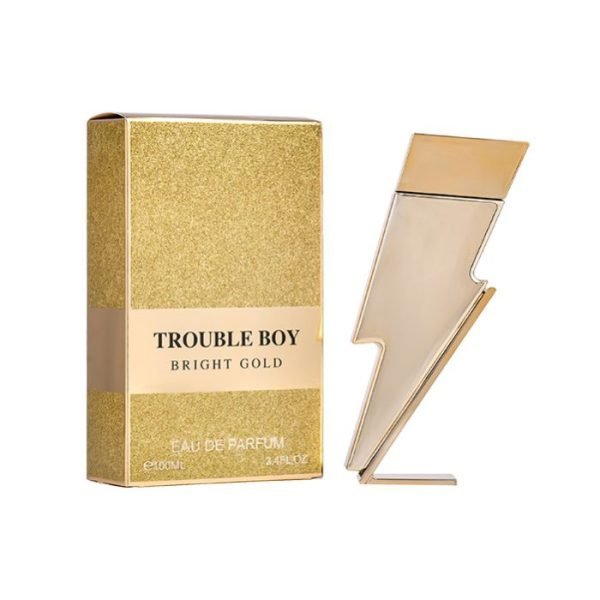 Trouble Boy Bright Gold Mens Perfume - 100ml