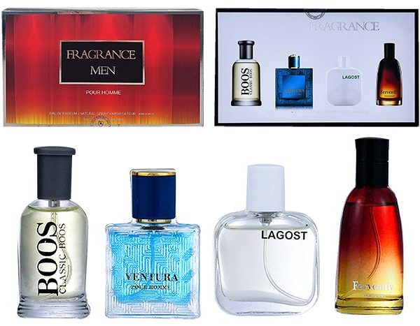 Men's Perfume Gift Set 30ml (4x Assorted)