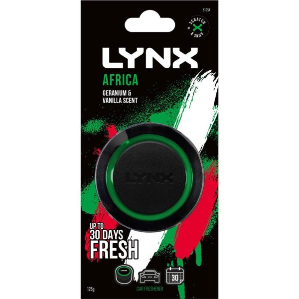 Lynx Africa Gel Can Air Freshener 1PK