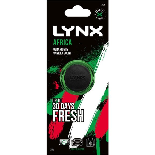 Lynx Mini Vent Africa Air Freshener 1PK