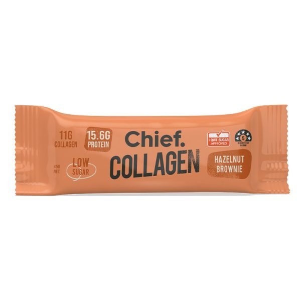 Chief Collagen Bar Hazelnut Brownie 45g