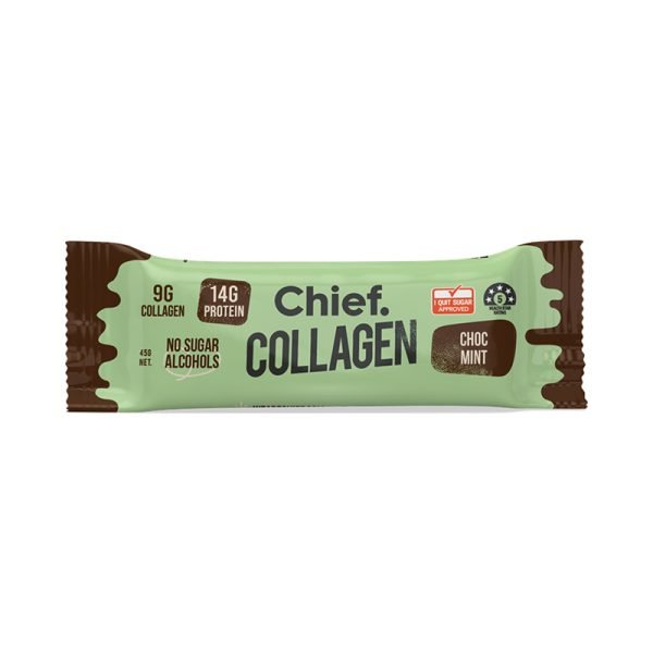 Chief Chocolate Mint Collagen Bar 45g