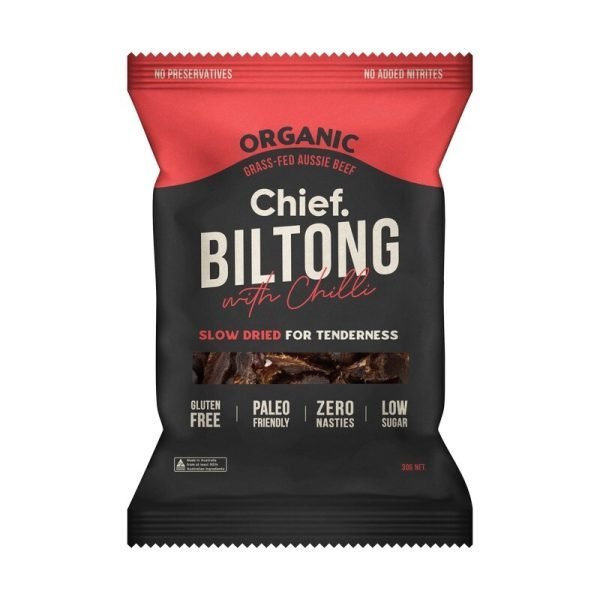 Chief Beef and Chilli Biltong 30g