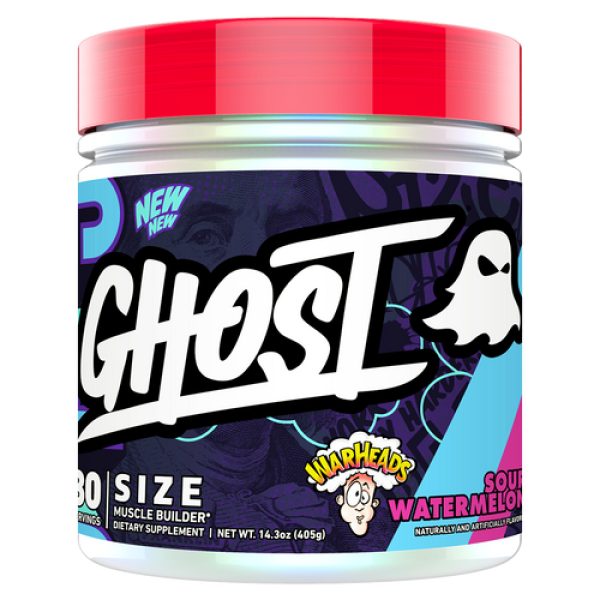 Ghost Creatine Size V3 Muscle Builder Warheads Watermelon 30 Serves
