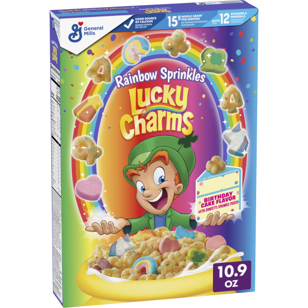 Lucky Charms Rainbow Sprinkles Cereal 309g