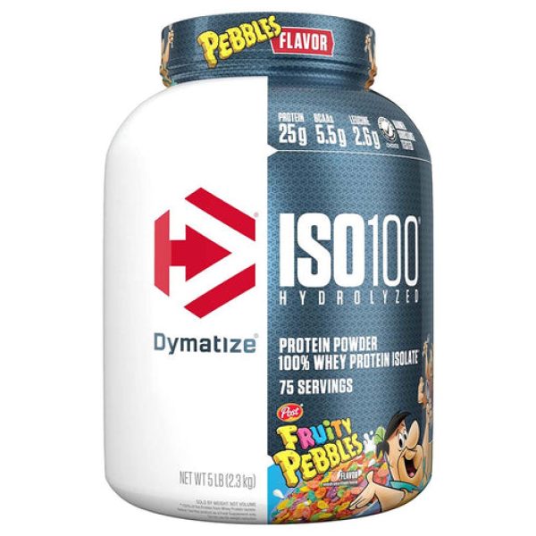 Dymatize Iso-100 Hydrolyzed Whey Protein Isolate Fruity Pebbles 20 Serves 1.4lbs (640g)