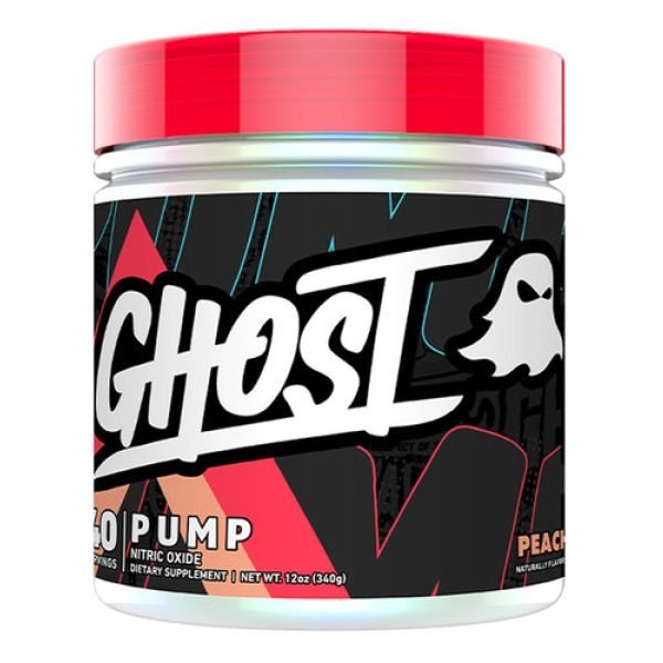 Ghost Pump Formula V2 Nitric Oxide Powder Peach 40 Serves